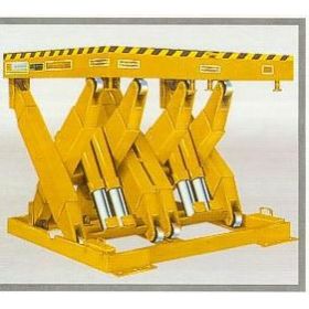 The heavy capacity scissor lift is highly durable.